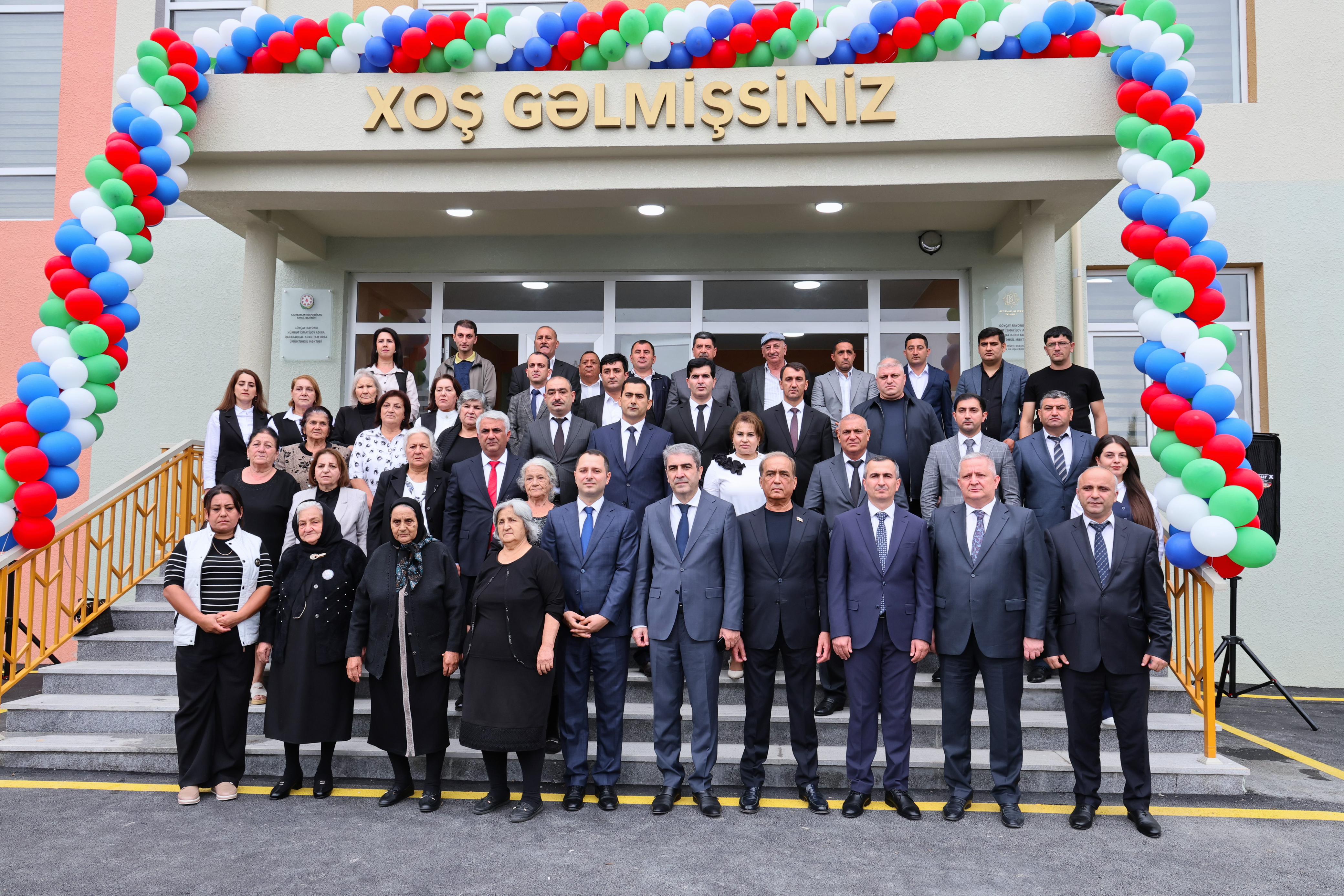 Göyçay rayonu Qarabaqqal kənd məktəbinin açılışı olub