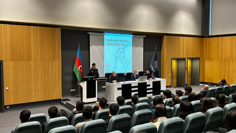 UNEC-də narkomaniyaya qarşı maarifləndirici tədbir keçirilib