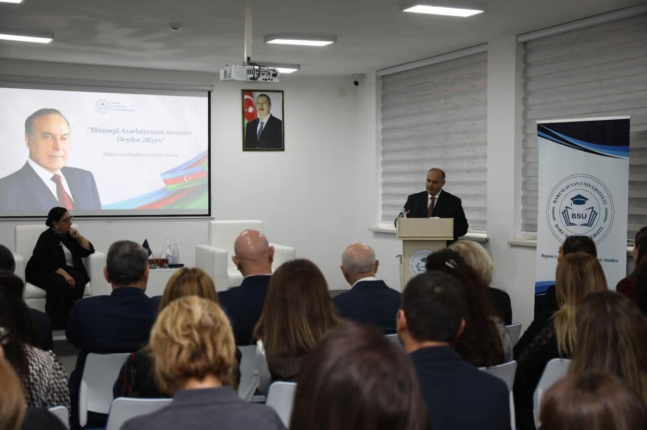 BSU-da “Müstəqil Azərbaycanın memarı: Heydər Əliyev” mövzusunda görüş keçirilib