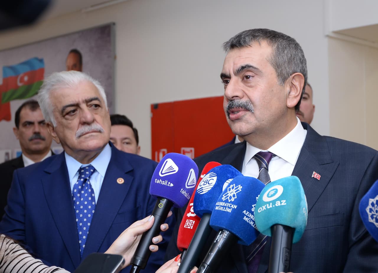 Yusuf Tekin: Azərbaycanın zəngin təhsil təcrübəsindən faydalanmaq niyyətindəyik