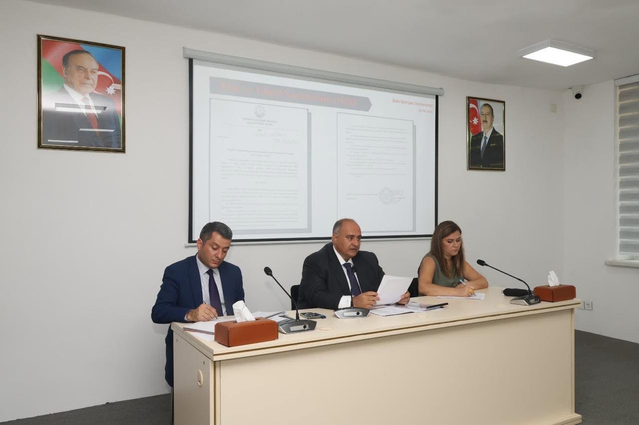 BSU-da doktoranturaya qəbul imtahanı ilə bağlı koordinasiya görüşü keçirilib
